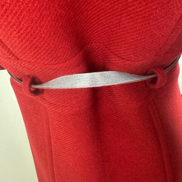 MaxMara Red Wool Coat - Picture 13 of 16